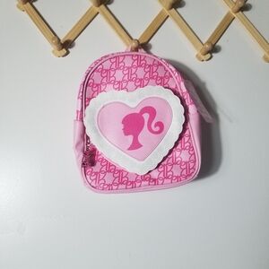 NWT BARBIE PINK HEART BACKPACK PURSE